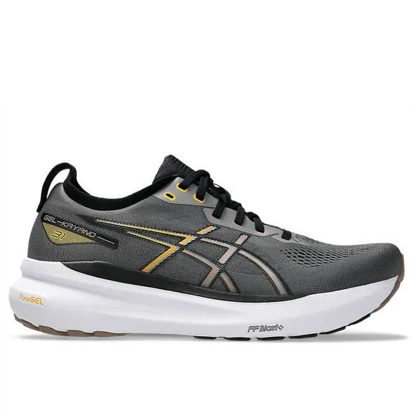 NEW ASICS men's gel-kayano 31 shoes in carbon/taupe grey
