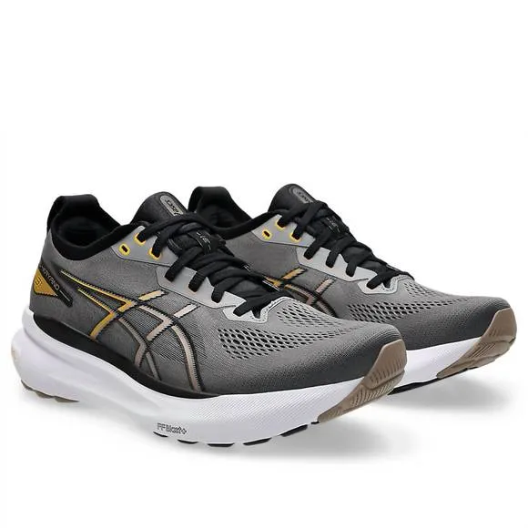 NEW ASICS men's gel-kayano 31 shoes in carbon/taupe grey