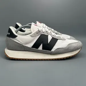 New Balance 237 Men's 11.5 Gray Suede Sneaker Classic Lace-Up Low Top Shoes