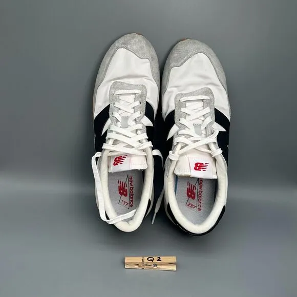 New Balance 237 Men's 11.5 Gray Suede Sneaker Classic Lace-Up Low Top Shoes