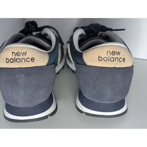 New Balance 501 Men's Shoes Size 8 Navy/ Tan Classic ML501BNV‎