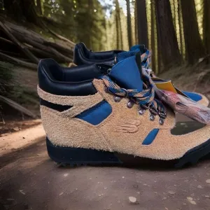New Balance Rainier Low‎ Hiking Shoes / Beige Blue / URAINAA  Mens 5 Women's 7