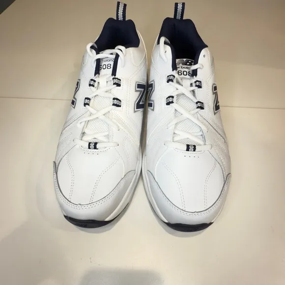 New Balance‎ White and Blue Athletic Shoes with Textured Upper