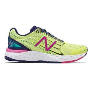 New Balance Women's W680V3 Running Shoe | Color: Yellow/Pink/Blue 🩷👟💛👟💙