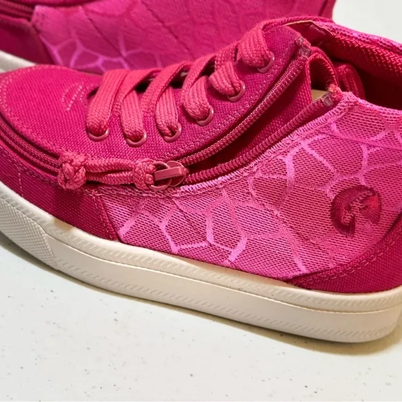 NEW BILLY FOOTWEAR kids classic DIR high top shoes - in pink pr size 9M nwob