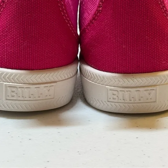 NEW BILLY FOOTWEAR kids classic DIR high top shoes - in pink pr size 9M nwob