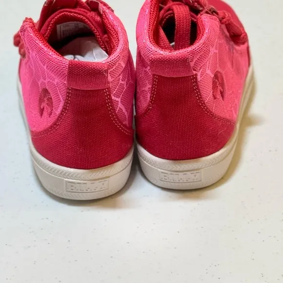 NEW BILLY FOOTWEAR kids classic DIR high top shoes - in pink pr size 9M nwob