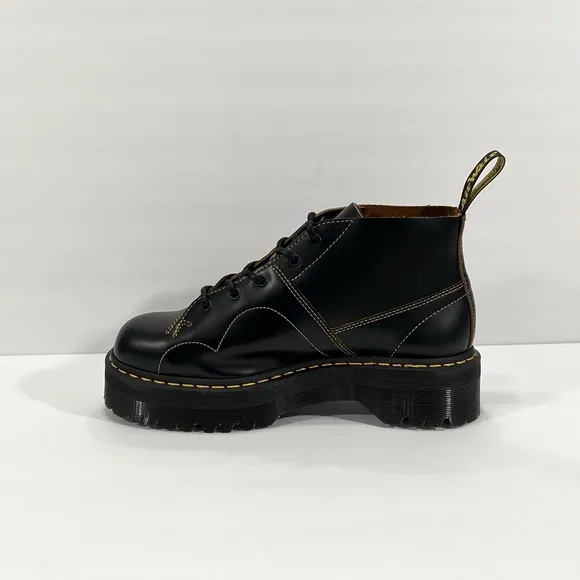 NEW DR MARTENS CHURCH QUAD PLATFORM BOOTS