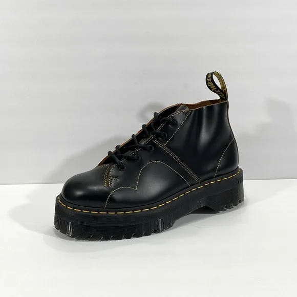 NEW DR MARTENS CHURCH QUAD PLATFORM BOOTS