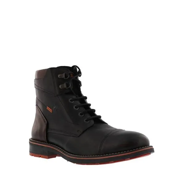 NEW FLUCHOS men's terry tie boot in black
