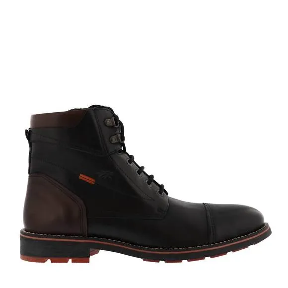 NEW FLUCHOS men's terry tie boot in black