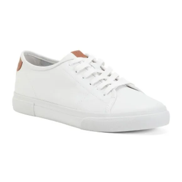 new FRYE White GENUINE Leather Gia Sneakers 253