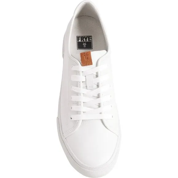 new FRYE White GENUINE Leather Gia Sneakers 253