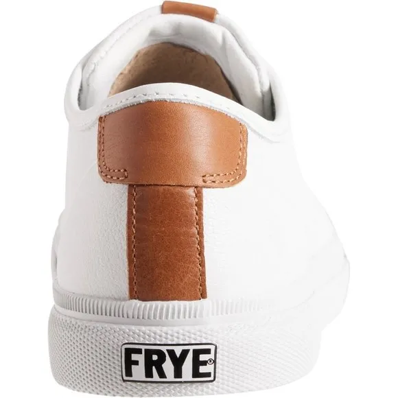 new FRYE White GENUINE Leather Gia Sneakers 253
