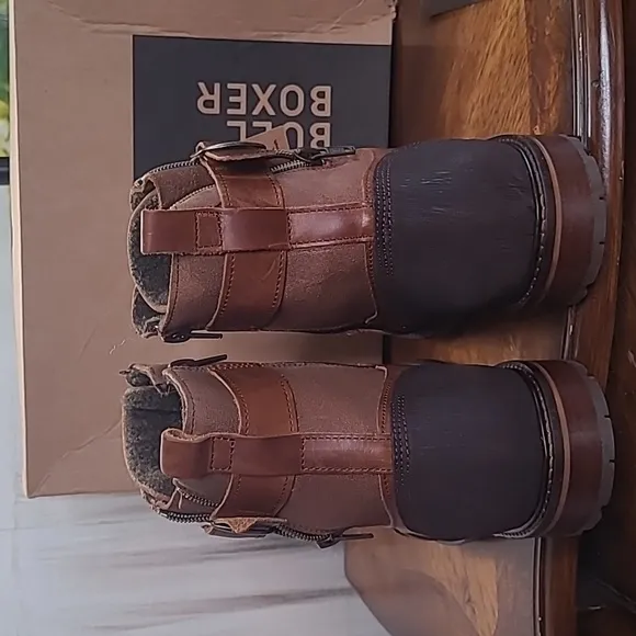New in box! Bull Boxer 45 Mens 11.5 leather chukka lace up ankle boots cognac