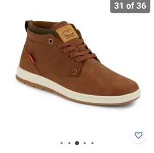 NEW LEVI's MEN GOSHEN II CASUAL LACED UP SNEAKER BOOTS SIZE 9.5
