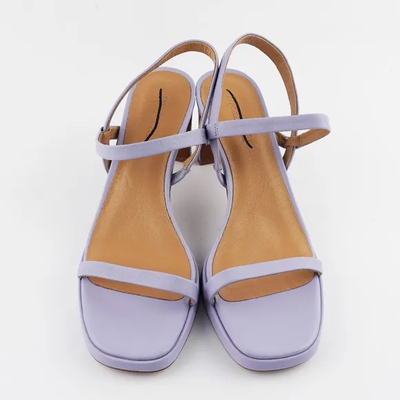 New MADEWELL Size 10.5 The Cherelle Slingback Heeled Sandal in Distant Peri