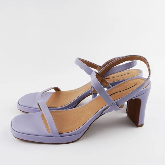 New MADEWELL Size 10.5 The Cherelle Slingback Heeled Sandal in Distant Peri