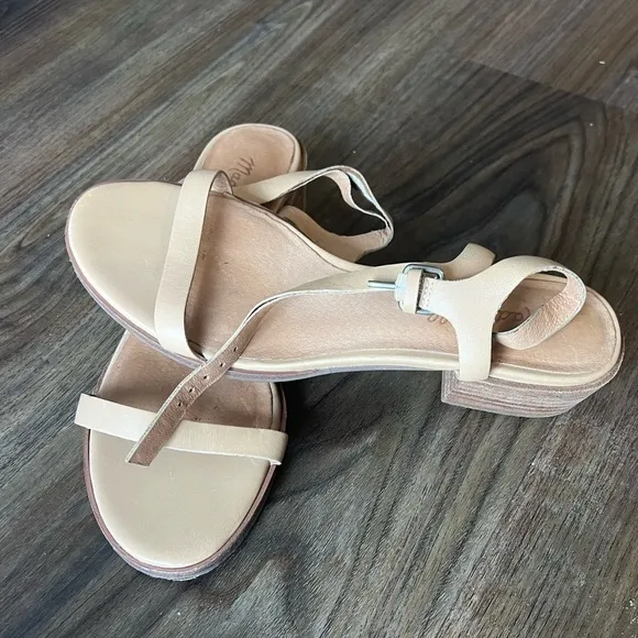 NEW Madewell The Louise Sandal in Leather