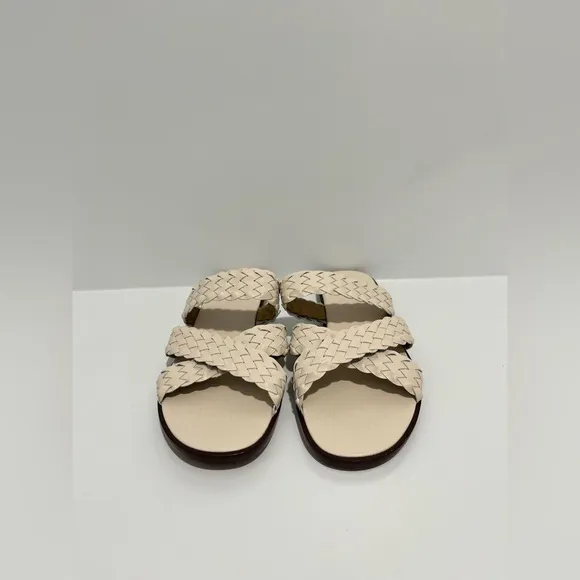 NEW Madewell The Mena Slide Sandal in Ecru size 6.5
