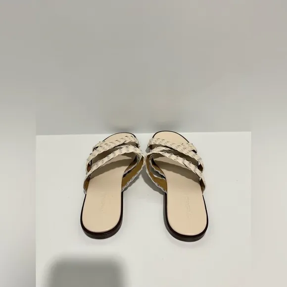 NEW Madewell The Mena Slide Sandal in Ecru size 6.5