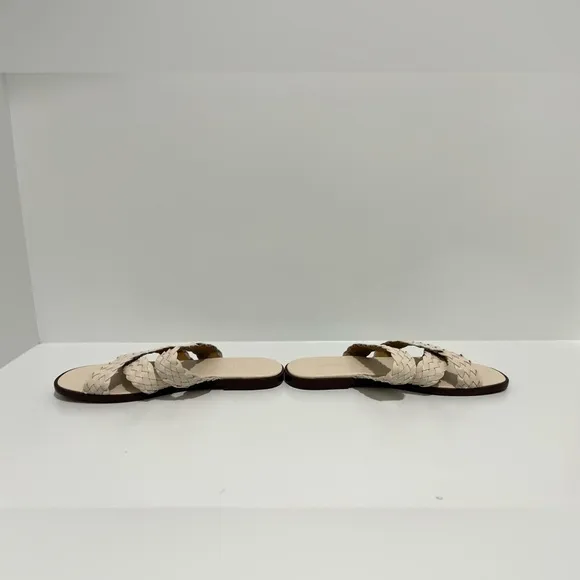NEW Madewell The Mena Slide Sandal in Ecru size 6.5