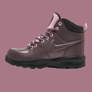 New Nike Manoa '17 Leather Girls' Grade School Size 6 Color Violet Ore