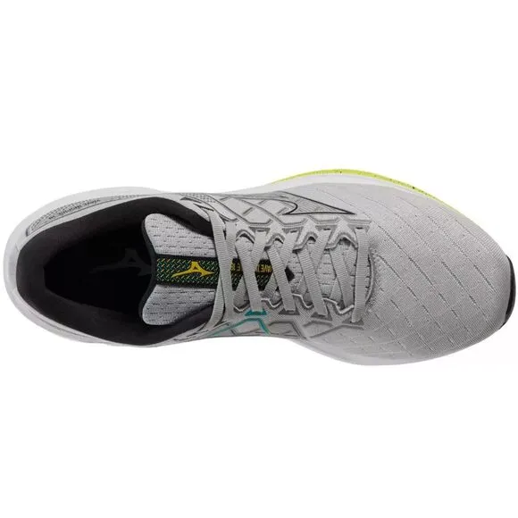NEW NWT Mens Sz 7 1/2 Light Grey Athletic Running Shoes MIZUNO WAVE INSPIRE 18