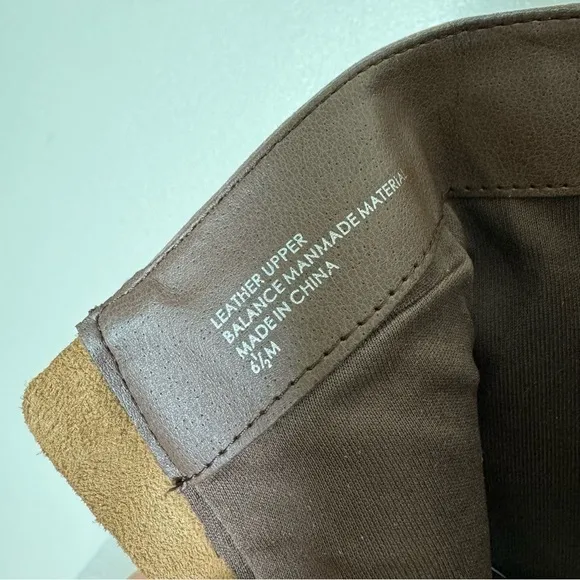 New! Retail $120 BP. Knee High Brown Leather Boots with Studded Design Size 6.5M