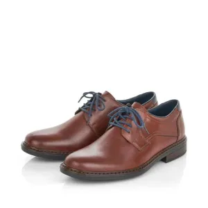 NEW RIEKER men's dustin leather shoes in brown