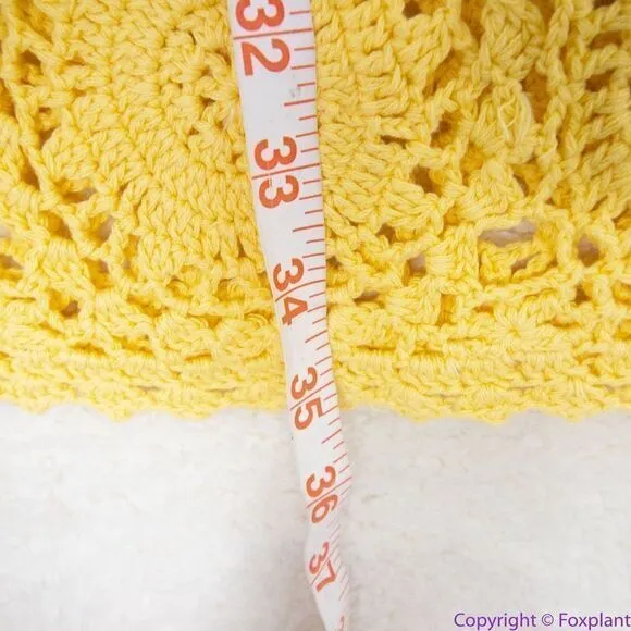NEW Spell LET THE SUNSHINE IN‎ CROCHET MINI DRESS, M