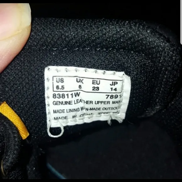 NEW TIMBERLAND Black CARLSBAD LEATHER Shoes New