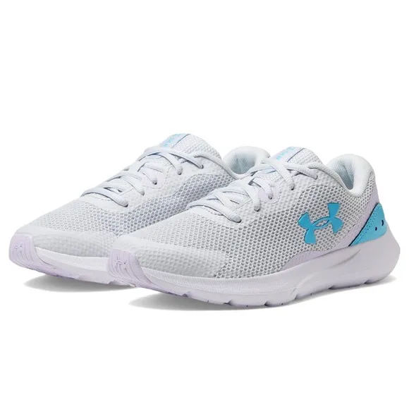 New Under Armour Girls Surge 3‎ Lace Up Running Shoes Youth Size 4