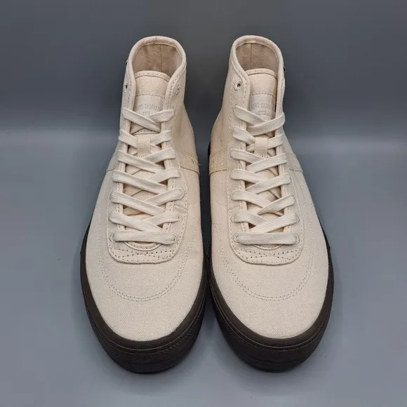 New Vans x Quasi Skateboards Gilbert Crockett High Decon Cream Canvas Brown Mens