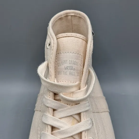 New Vans x Quasi Skateboards Gilbert Crockett High Decon Cream Canvas Brown Mens