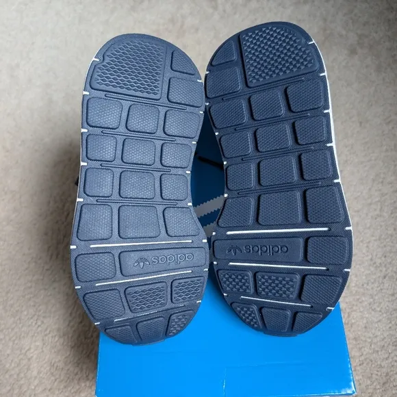 NIB Adidas Kids' Navy and White Sneakers, Kids Size 10.5