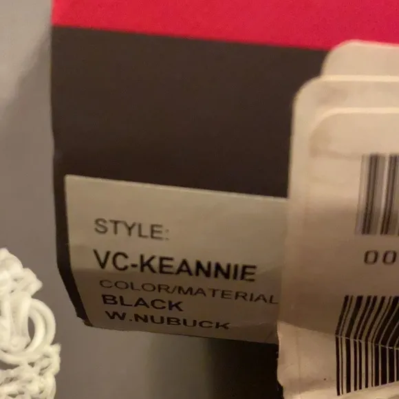 NIB VINCE CAMUTO VC-KEANNIE BLACK OPEN TOE STACKED BLOCK HEEL SANDALS ⭐️⭐️⭐️…