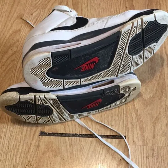 Nike air flight classic white shoes
