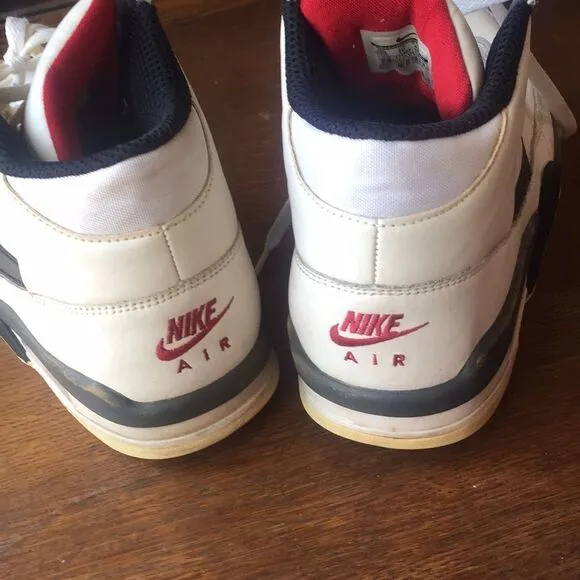 Nike air flight classic white shoes