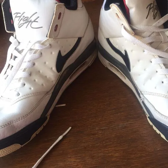 Nike air flight classic white shoes