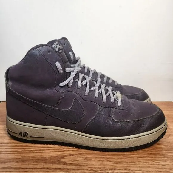 Nike Air Force 1 High '07 Port Wine And Gray Men's Size 12 315121-601