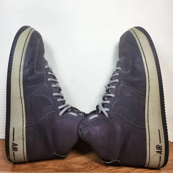 Nike Air Force 1 High '07 Port Wine And Gray Men's Size 12 315121-601