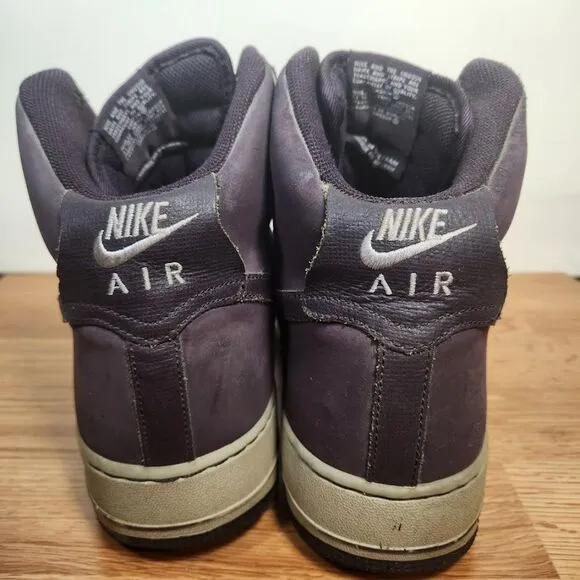 Nike Air Force 1 High '07 Port Wine And Gray Men's Size 12 315121-601