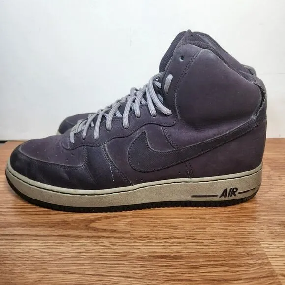 Nike Air Force 1 High '07 Port Wine And Gray Men's Size 12 315121-601
