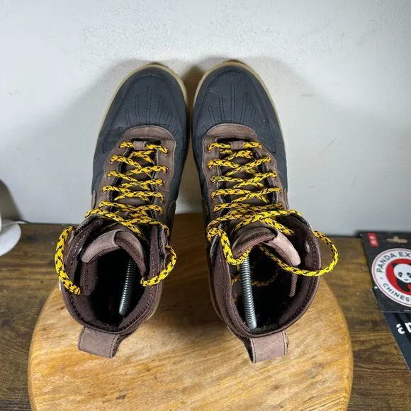 Nike Air Force 1 High Duckboot Field Brown Mens Size 10 Shoes 444745-004