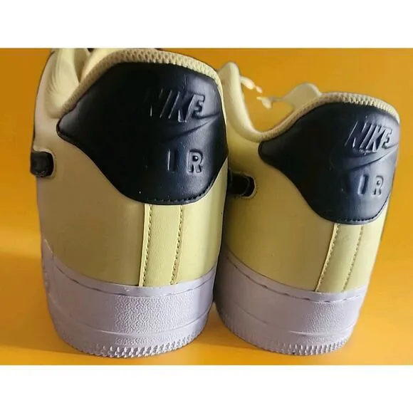 Nike Air Force 1 Low '07 LV8 Mens Size 15 Yellow Black Athletic Shoes Sneakers