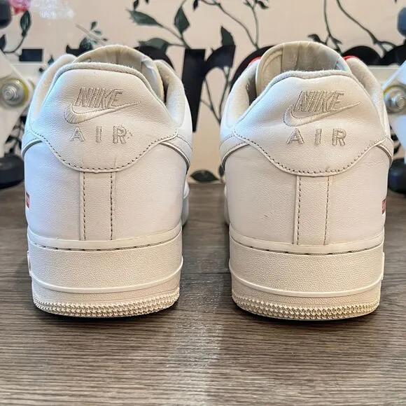 Nike Air Force 1 Low Supreme White - Men's Size 13