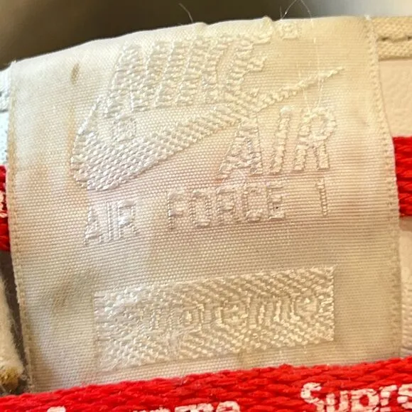 Nike Air Force 1 Low Supreme White - Men's Size 13