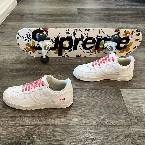 Nike Air Force 1 Low Supreme White - Men's Size 13