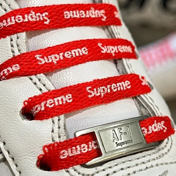 Nike Air Force 1 Low Supreme White - Men's Size 13